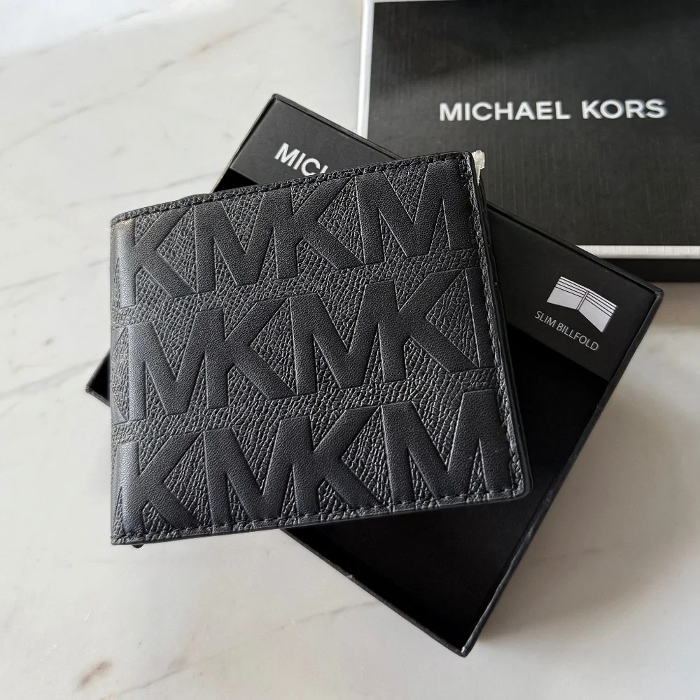 New Michael Kors Andy Slim Billfold Wallet
